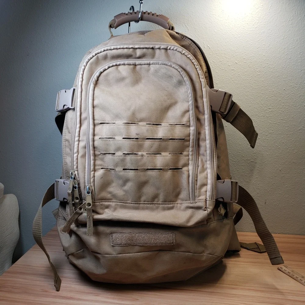 Military Issued Utility Backpack Coyote Tan Tactical Pack MOLLE Outdoor Travel